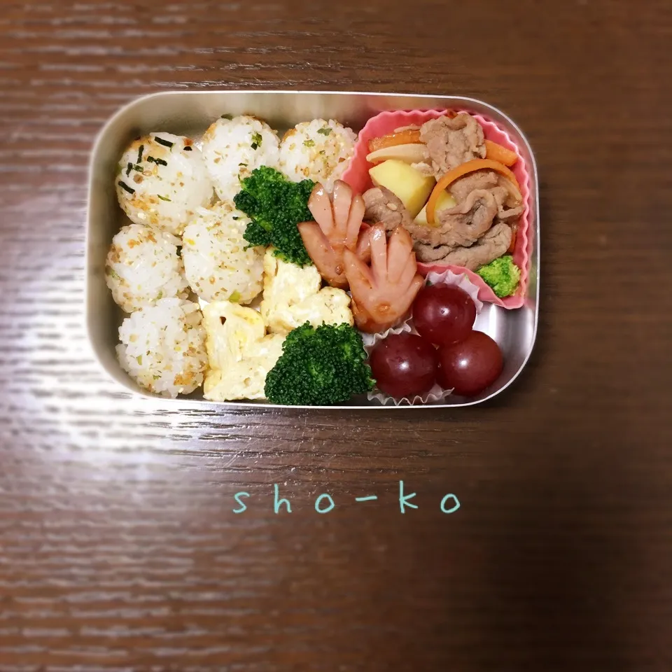 ダブルハート卵焼きお弁当|sho-koさん