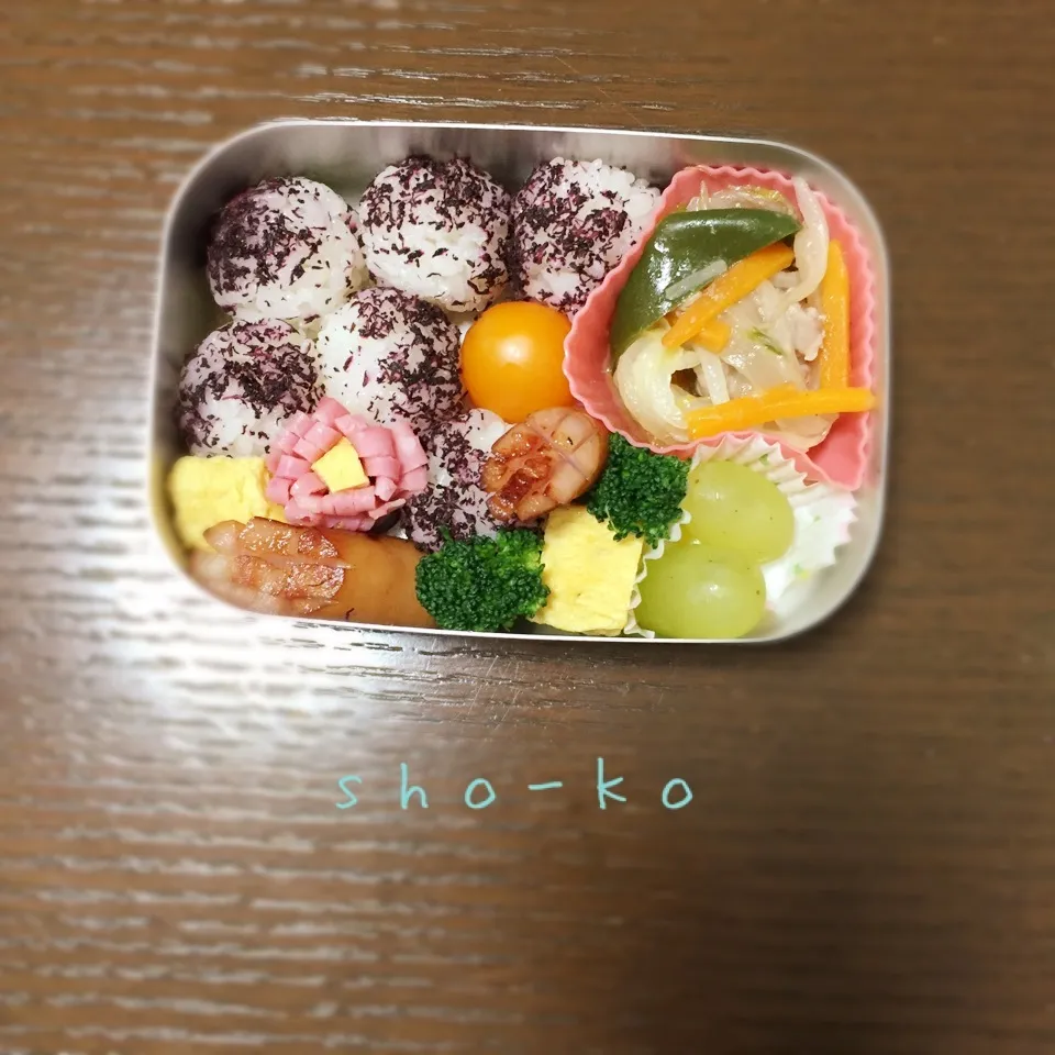 Snapdishの料理写真:コロコロおにぎりお弁当|sho-koさん