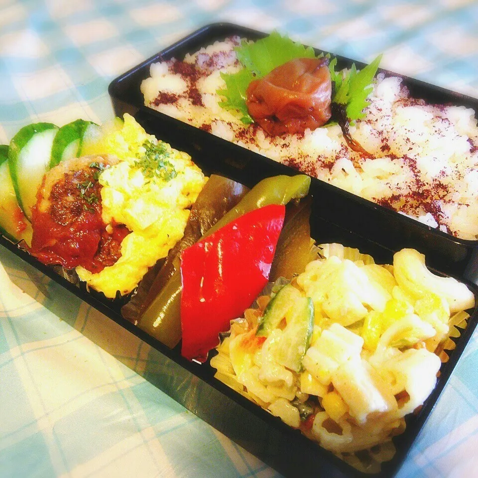 旦那の夜勤のお弁当♪|ぷーはるひゅうさん