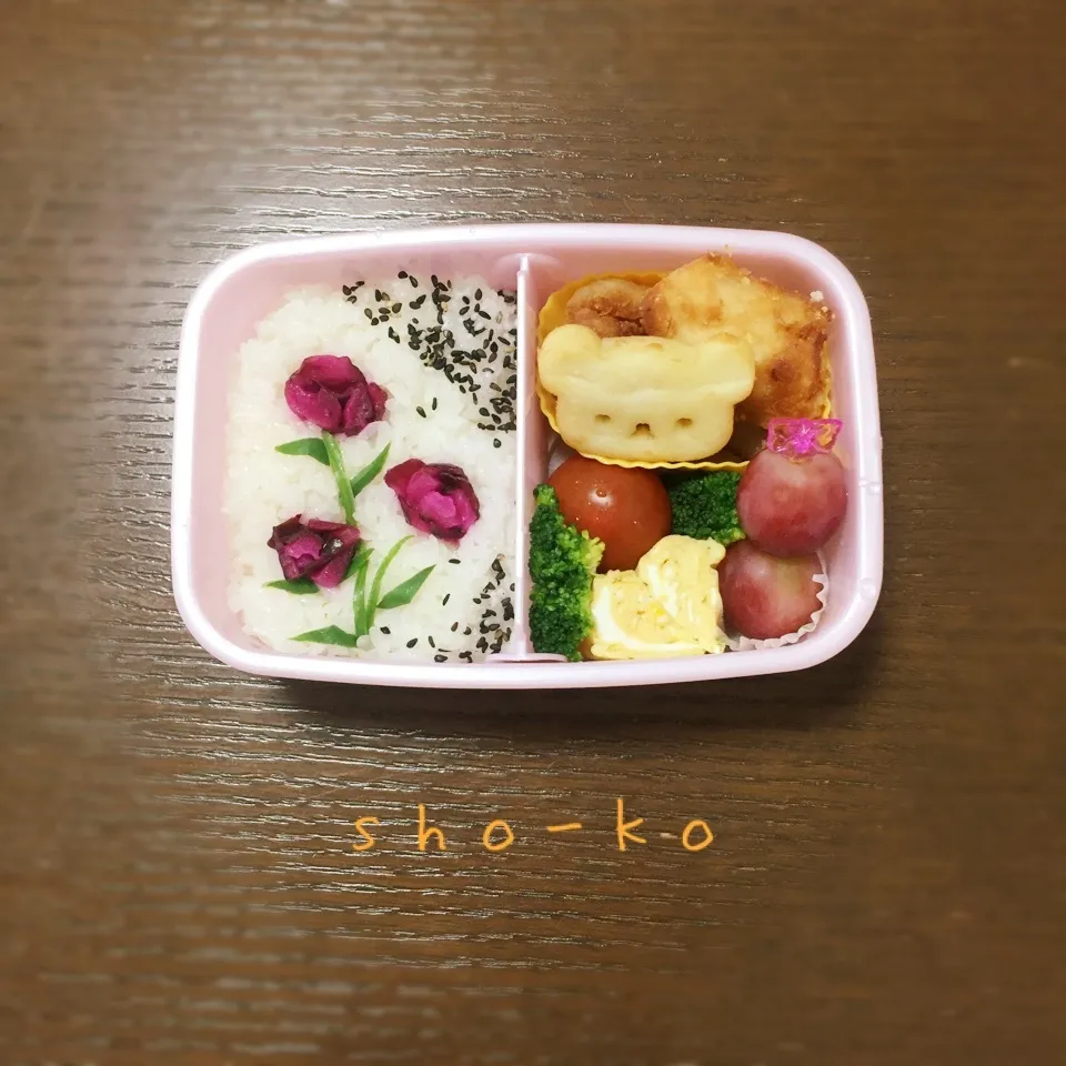 日曜参観日のお花お弁当|sho-koさん