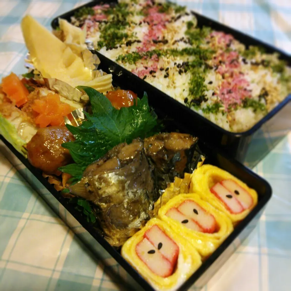 旦那のお弁当♪|ぷーはるひゅうさん