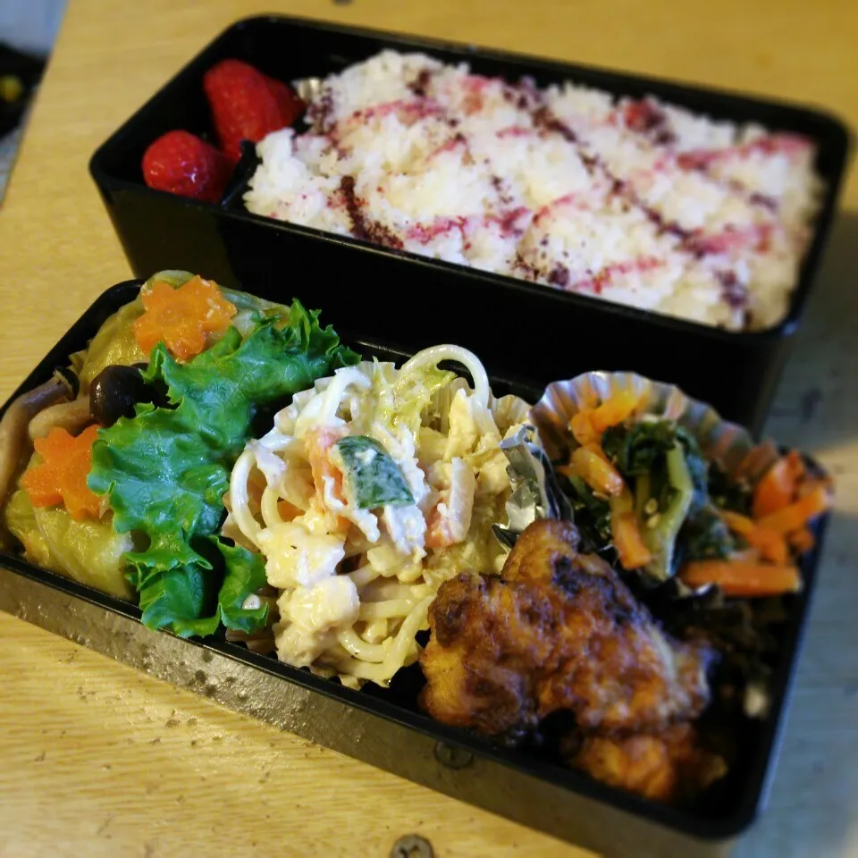 Snapdishの料理写真:旦那のお弁当♪|ぷーはるひゅうさん