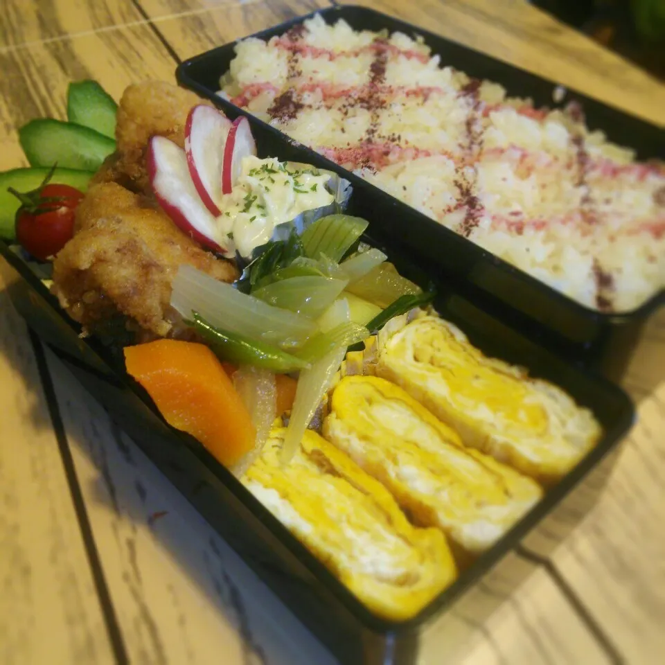 旦那のお弁当♪|ぷーはるひゅうさん