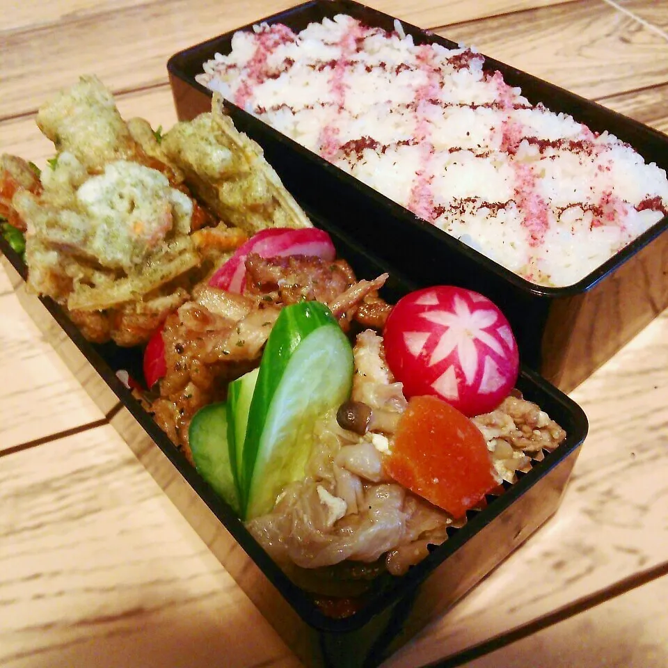 旦那の夜勤のお弁当！|ぷーはるひゅうさん