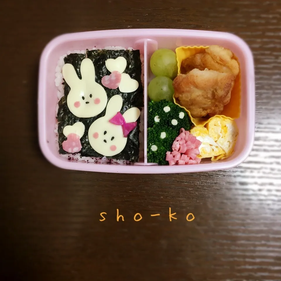 仲良しうさぎちゃんお弁当|sho-koさん