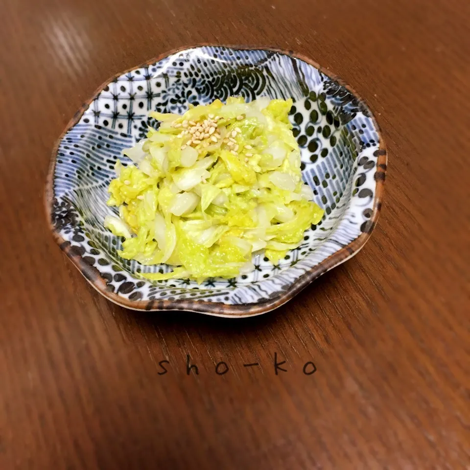 Snapdishの料理写真:白菜のピリ辛中華風浅漬け|sho-koさん