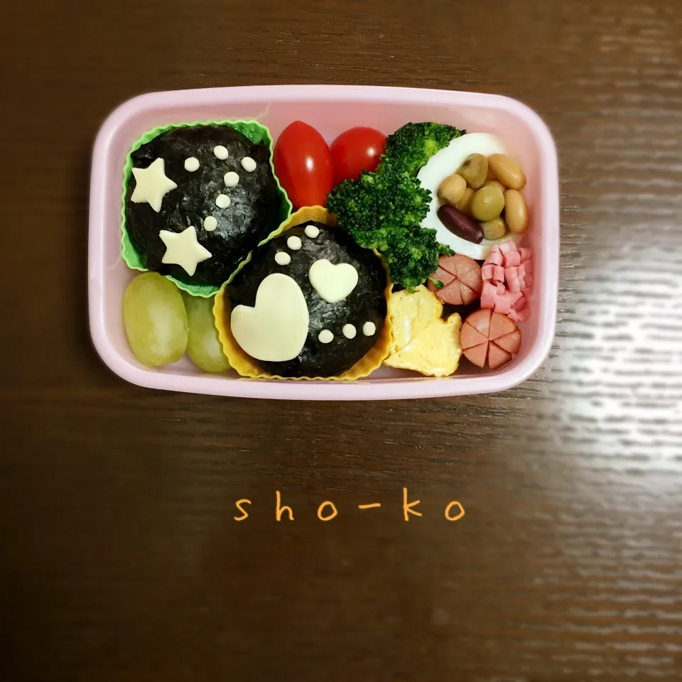 流れ星と流れハートのお弁当💫💞|sho-koさん