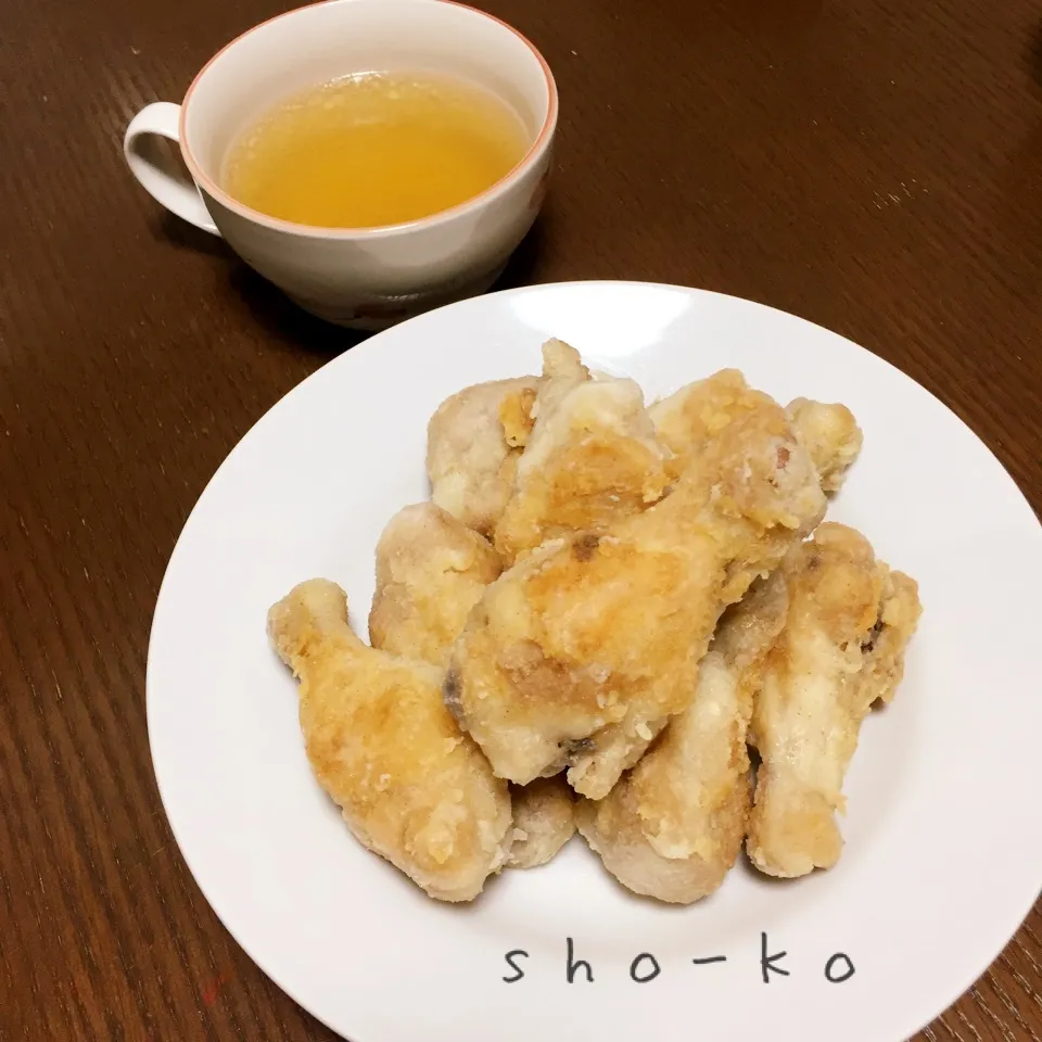 Snapdishの料理写真:一石二鳥唐揚げ&スープ|sho-koさん