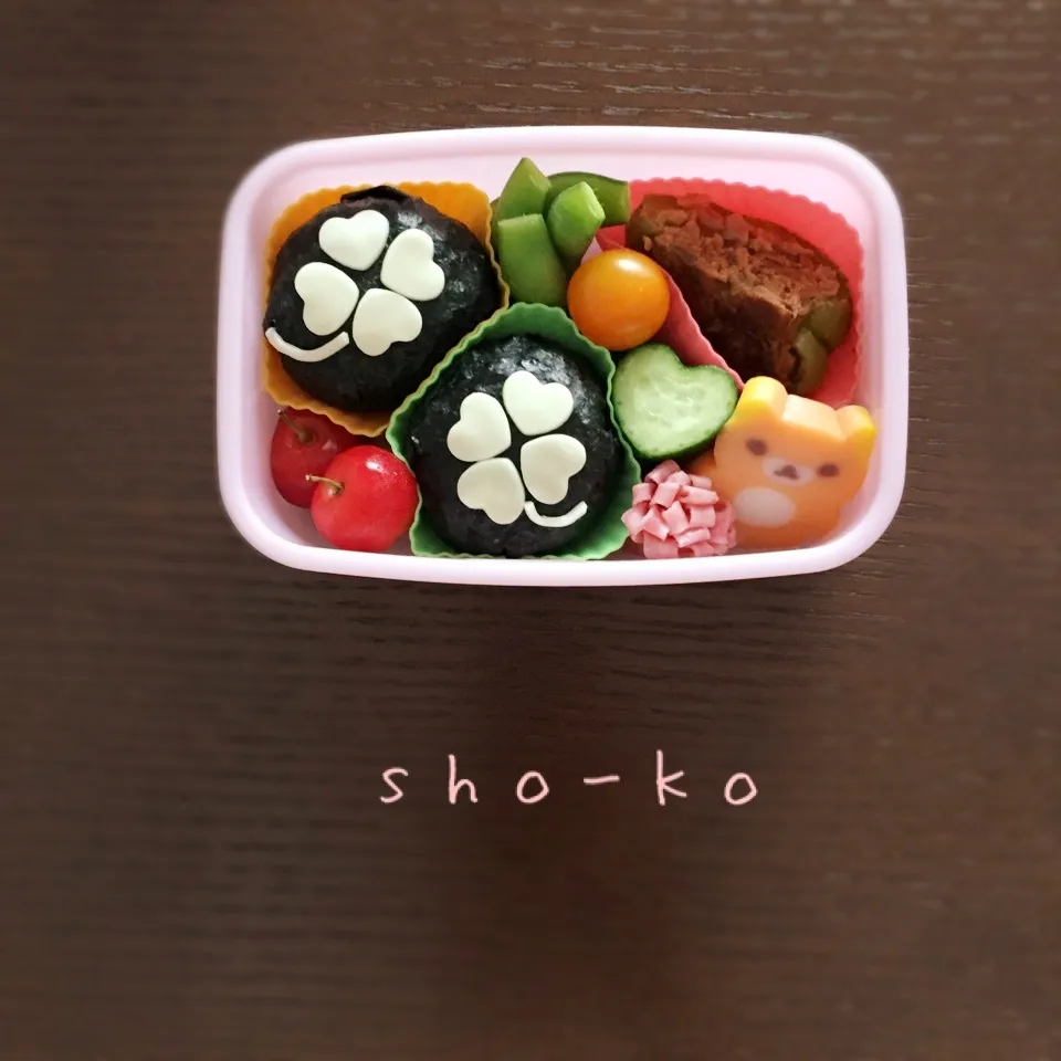 ハートでクローバーお弁当|sho-koさん