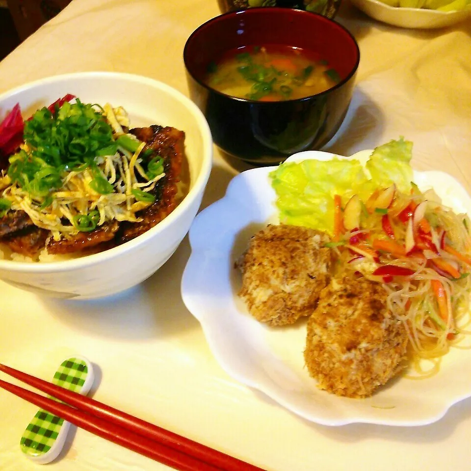 Snapdishの料理写真:晩御飯♪|ぷーはるひゅうさん