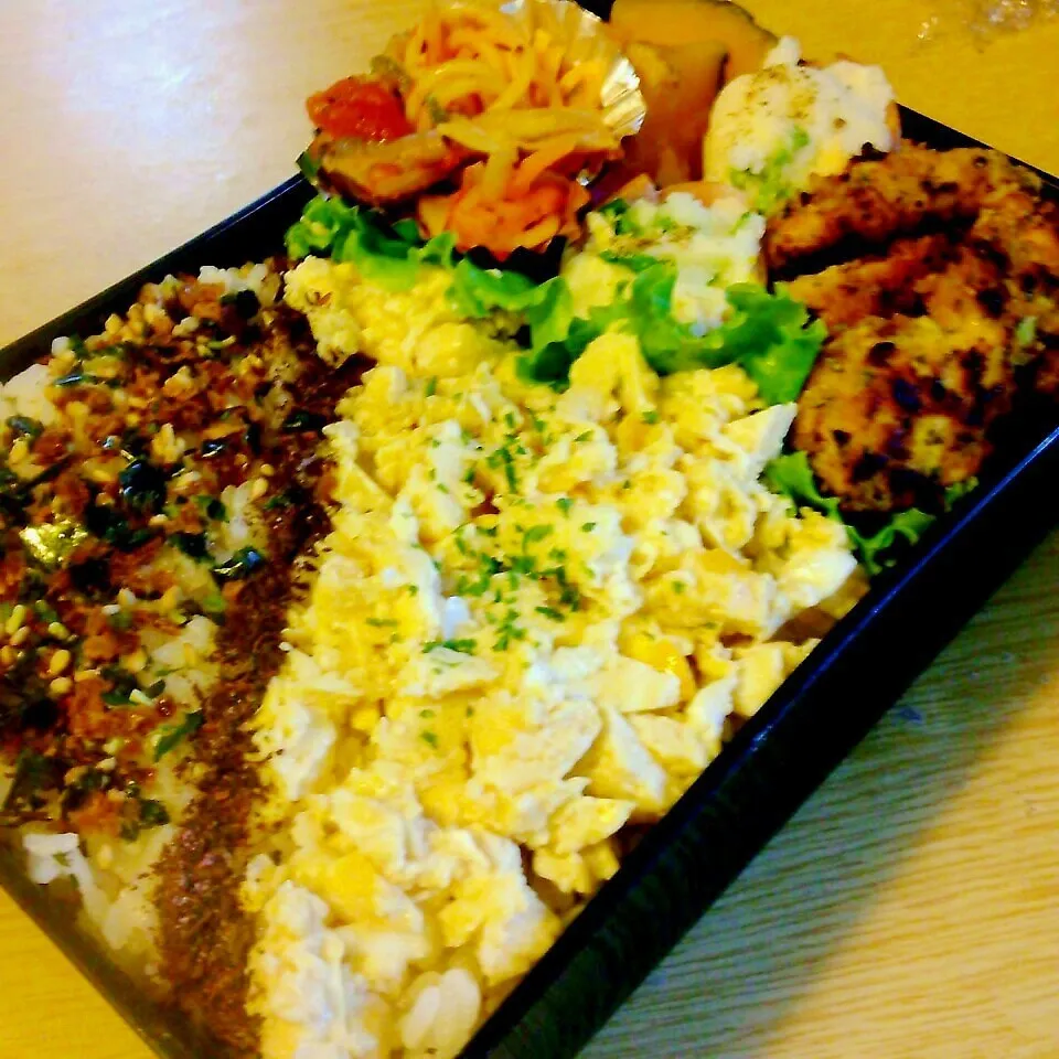 旦那さんの夜勤のお弁当！(^^)/|ぷーはるひゅうさん