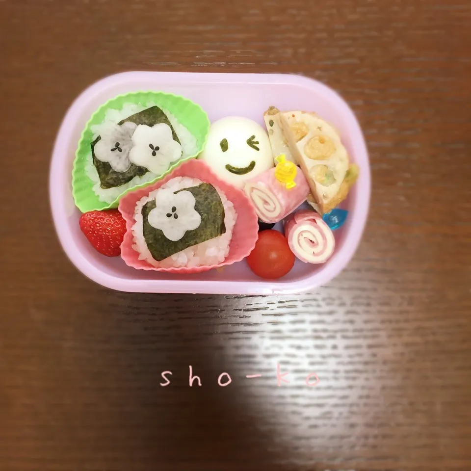 白いお花のお弁当|sho-koさん