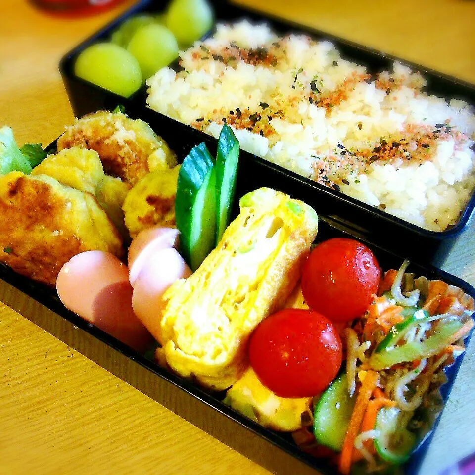 旦那さんの夜勤のお弁当！|ぷーはるひゅうさん