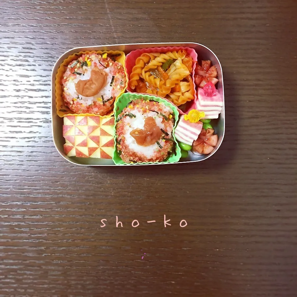 梅干しハートお弁当|sho-koさん