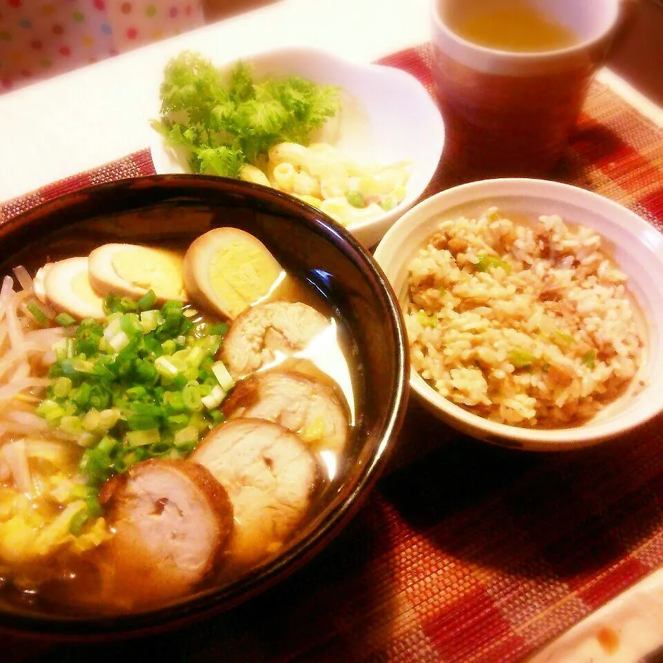 旦那さんの手作り拉麺！(^^)/|ぷーはるひゅうさん