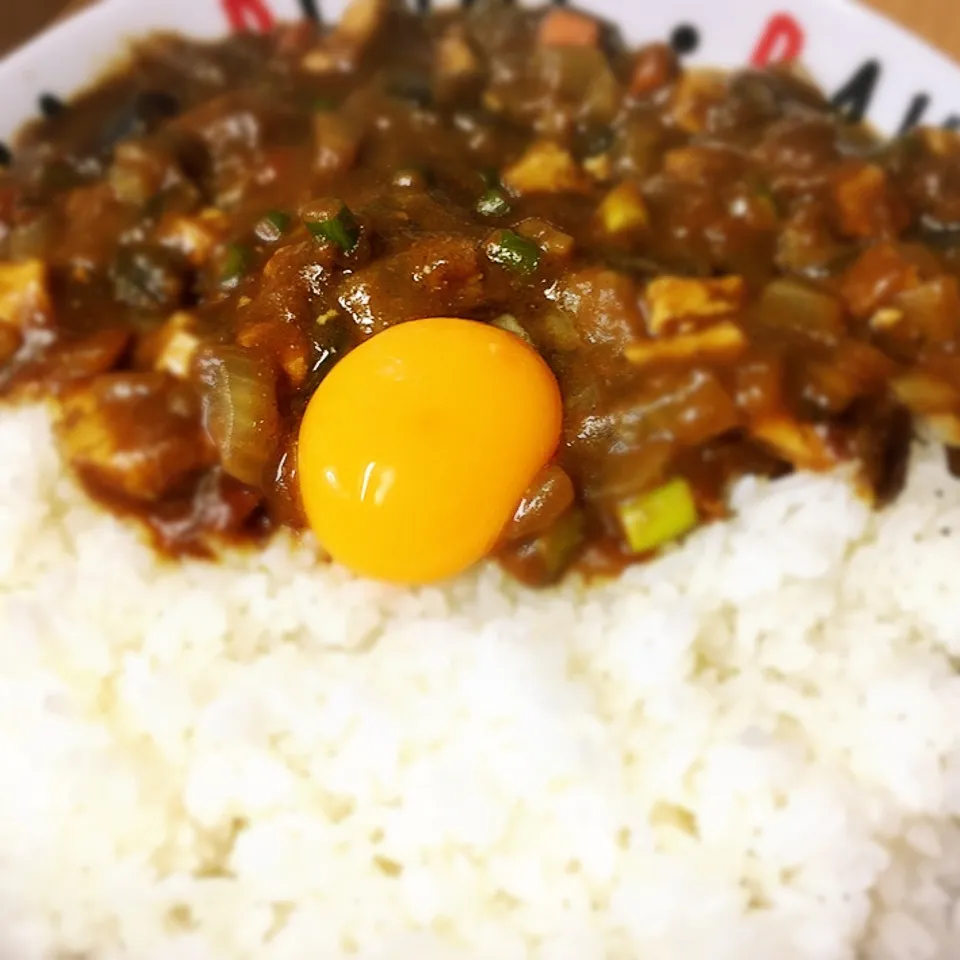 Snapdishの料理写真:かおちゃんさんの 鶏むねナス揚げのキーマカレー|しのしおさん