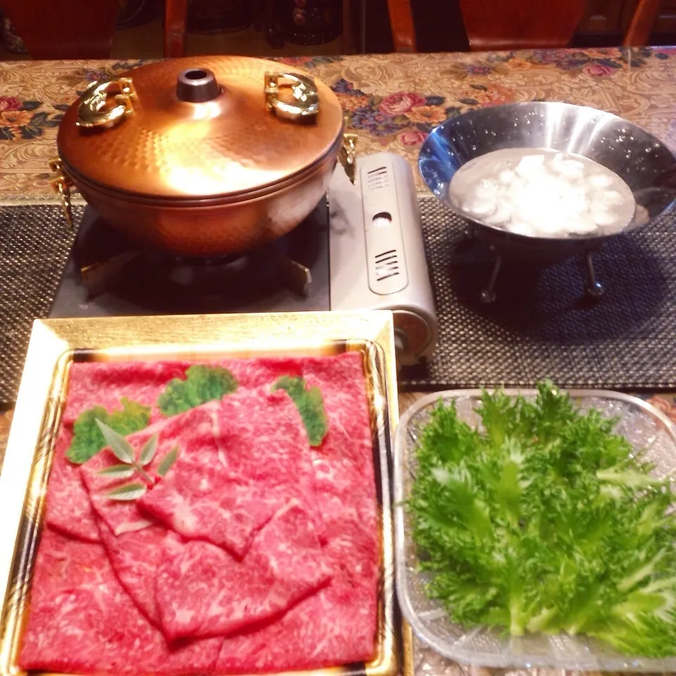 Snapdishの料理写真:♪飛騨牛冷しゃぶ♪|henryさん