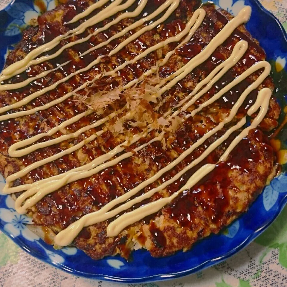 お好み焼き風オムレツ|ぽよさん