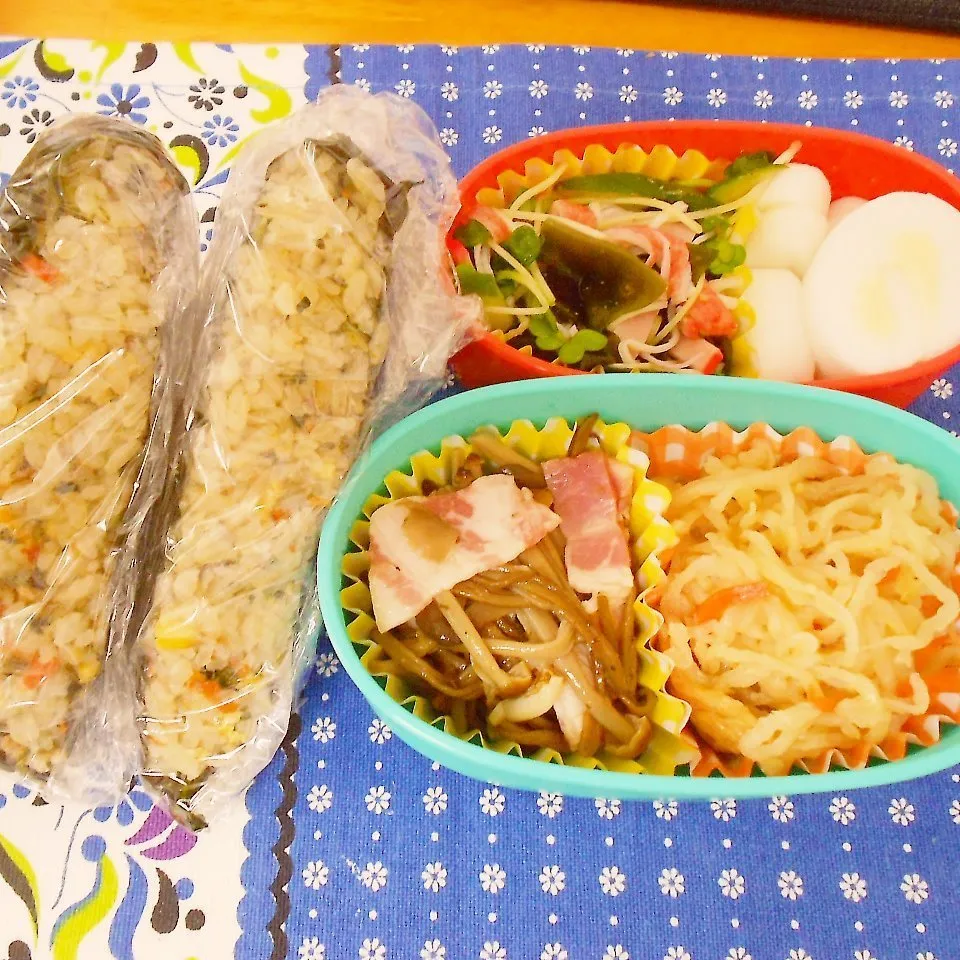 Snapdishの料理写真:おにぎらず弁当|ぽよさん