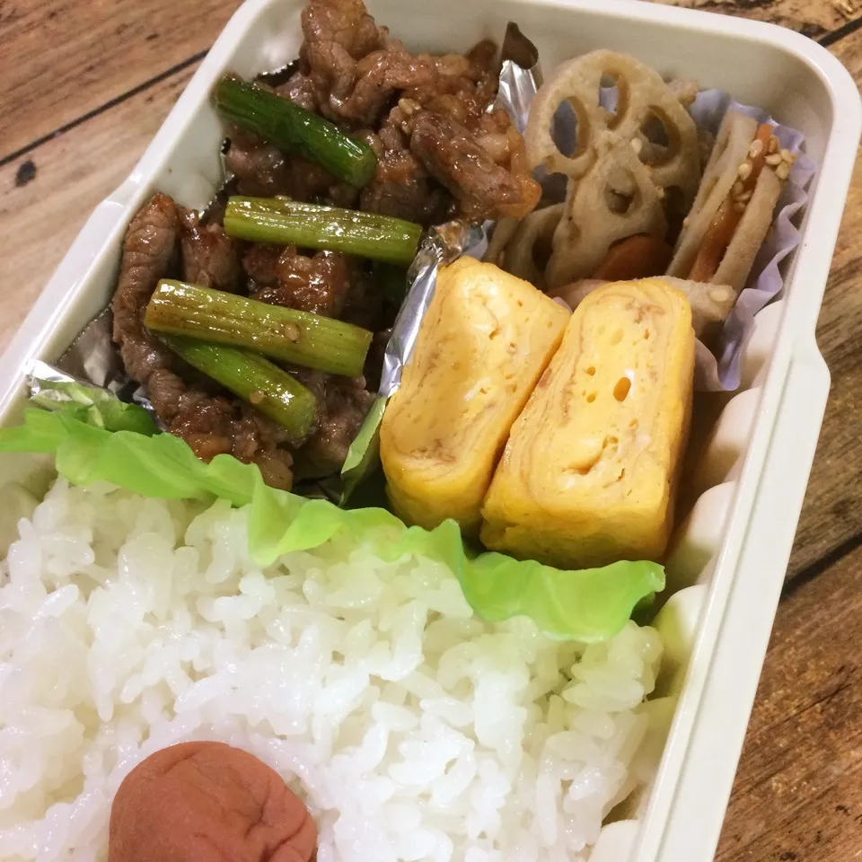 Snapdishの料理写真:6月18日パパのお弁当|みぃたんさん