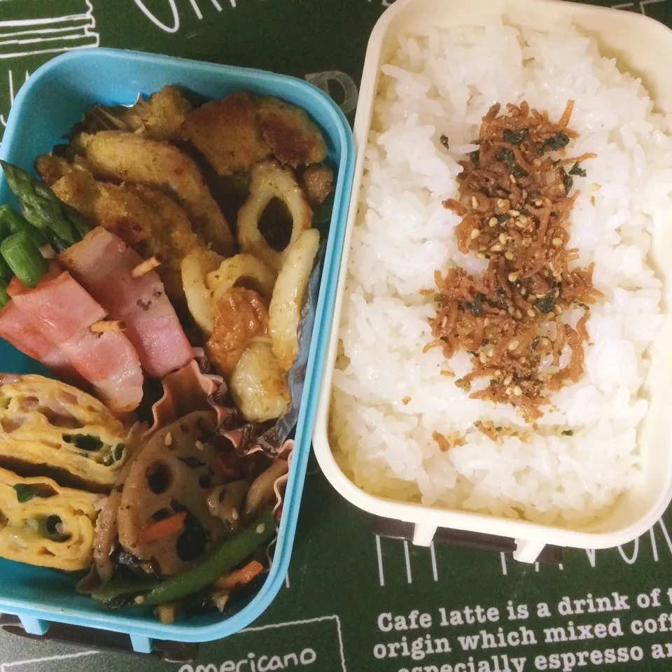 Snapdishの料理写真:5月25日パパのお弁当|みぃたんさん