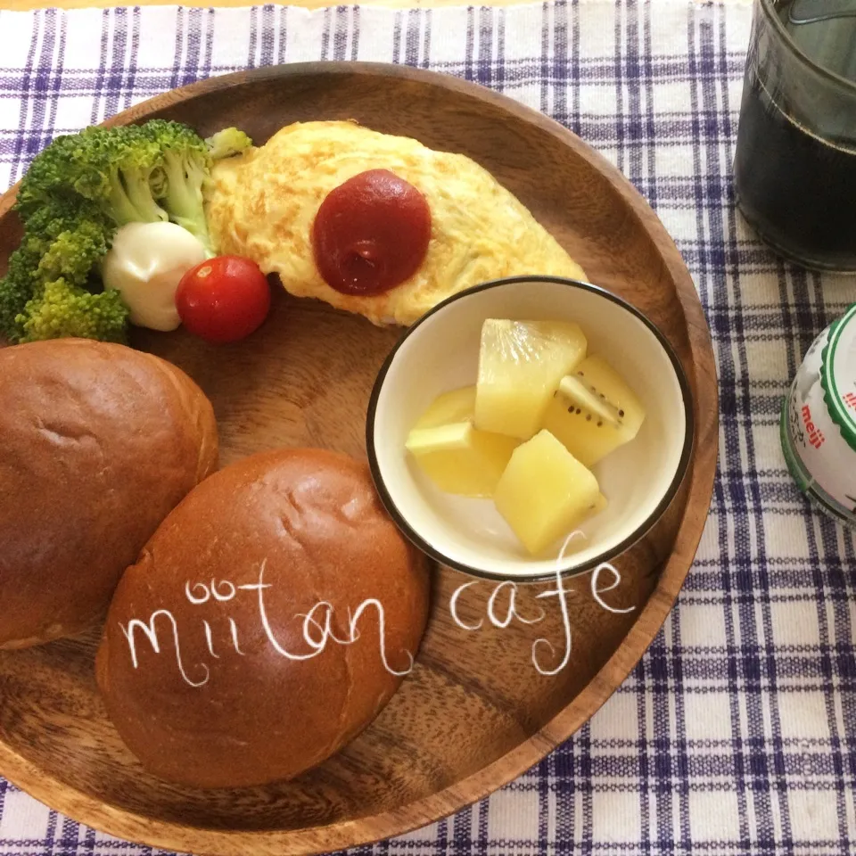 Snapdishの料理写真:5月23日オムレツモーニング|みぃたんさん