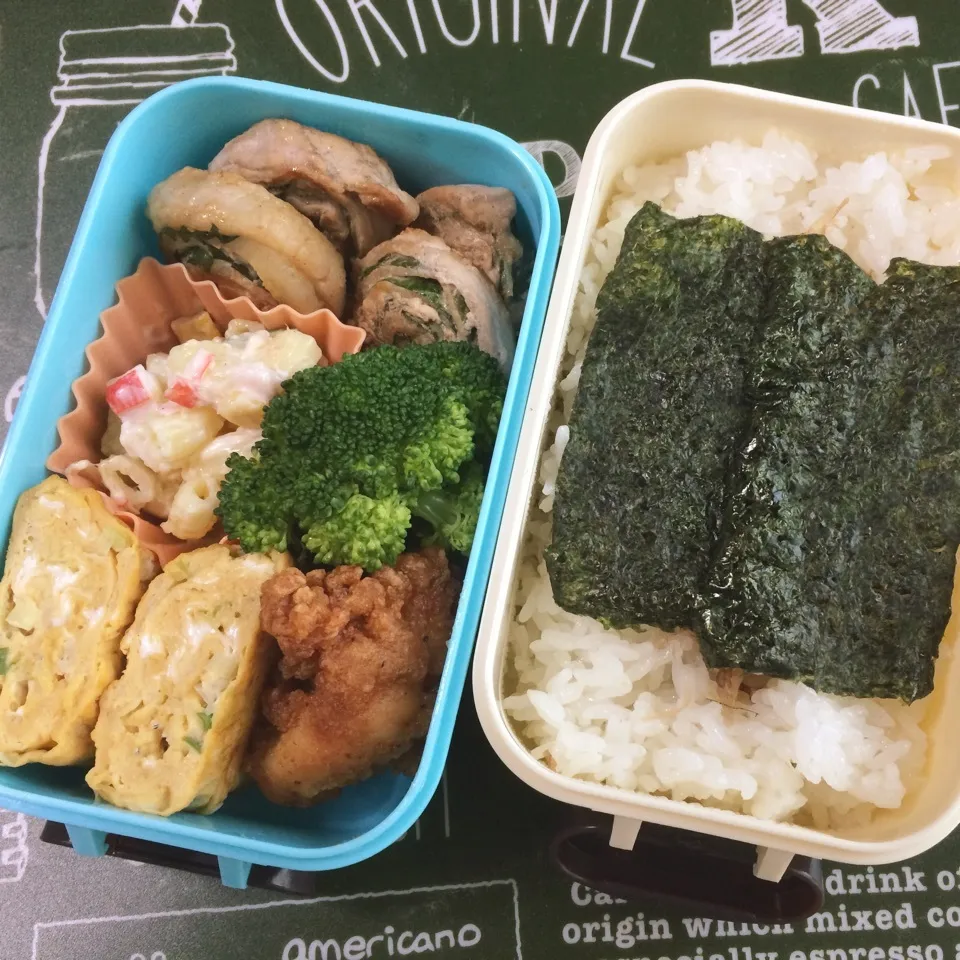 Snapdishの料理写真:4月13日パパのお弁当|みぃたんさん