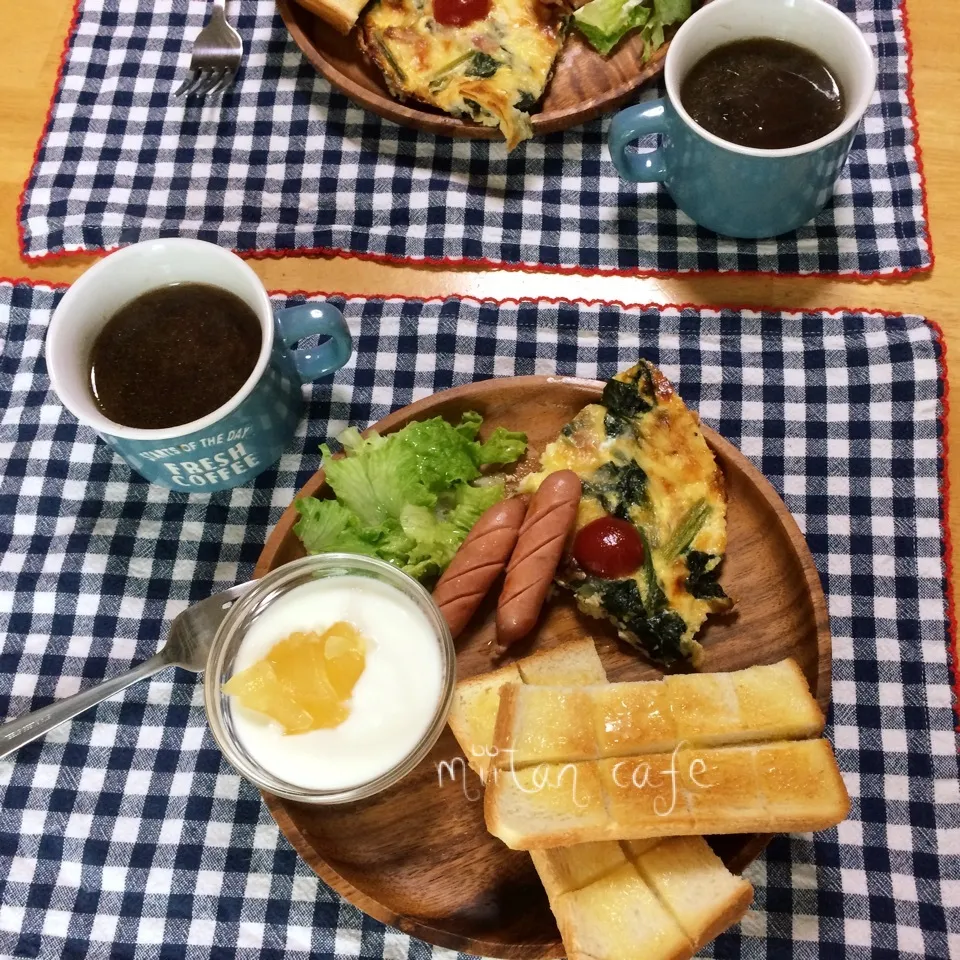 Snapdishの料理写真:キッシュランチ|みぃたんさん