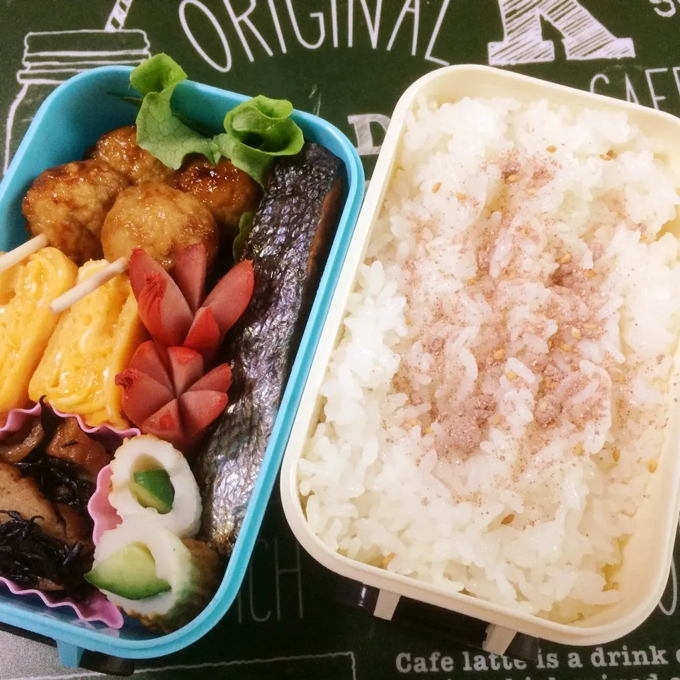 4月8日パパのお弁当|みぃたんさん