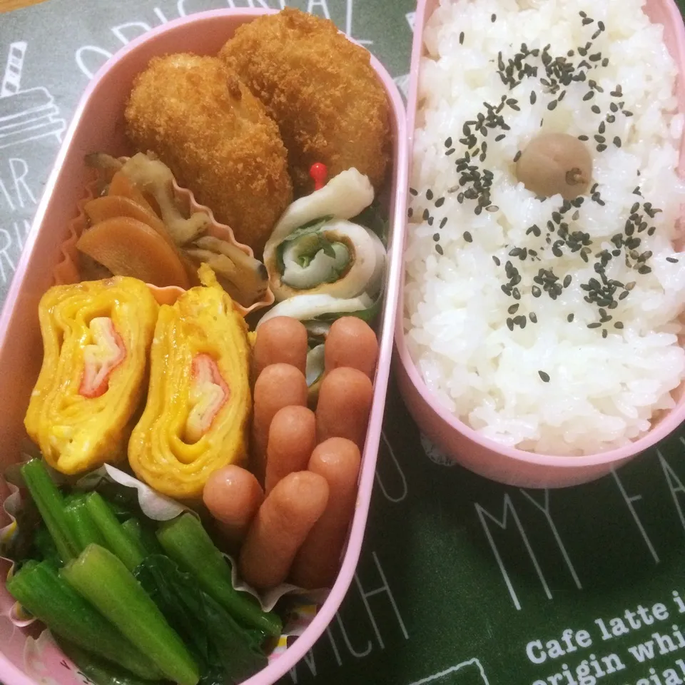 Snapdishの料理写真:2月15日娘のお弁当|みぃたんさん