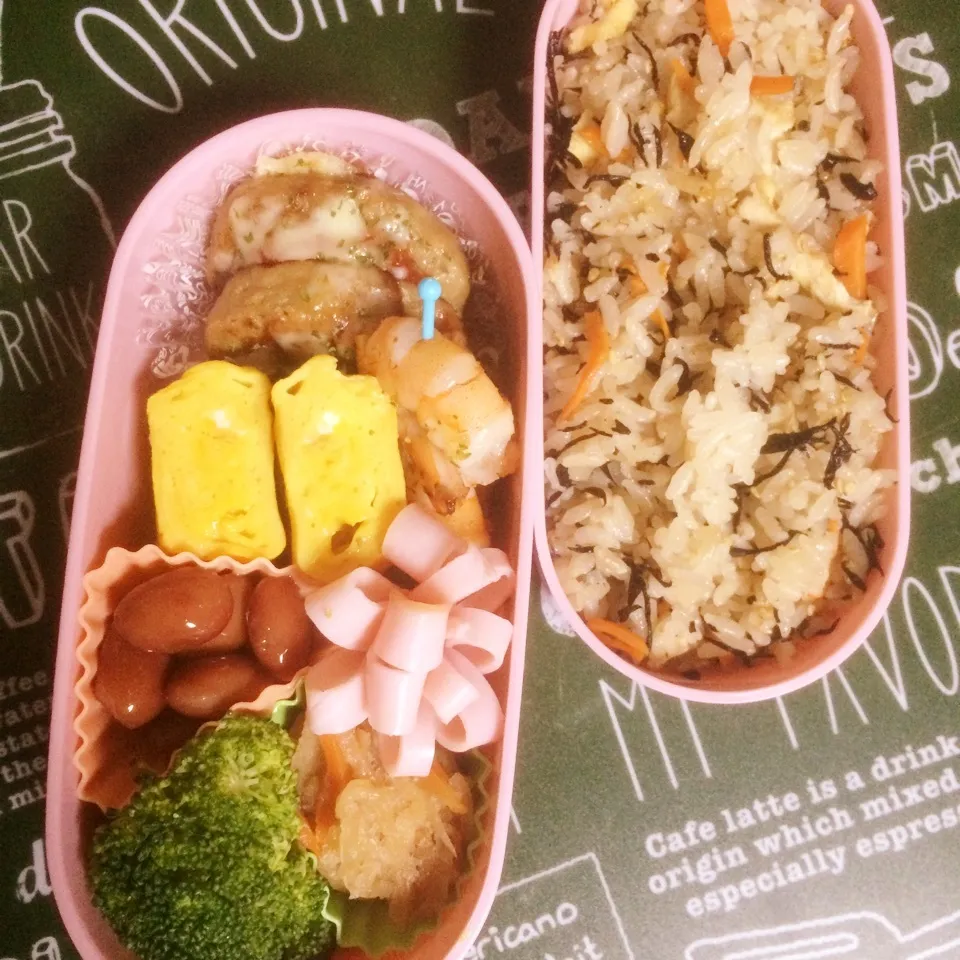 Snapdishの料理写真:2月14日娘のお弁当|みぃたんさん