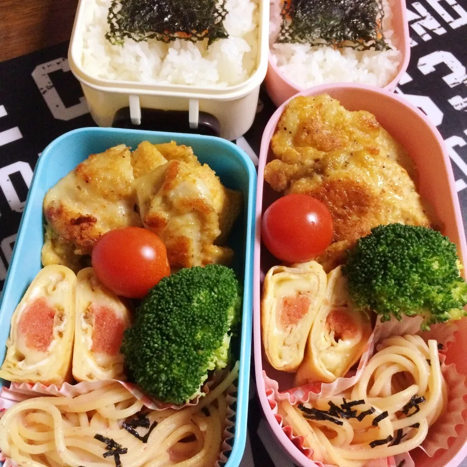 Snapdishの料理写真:12月7日パパと娘のお弁当|みぃたんさん