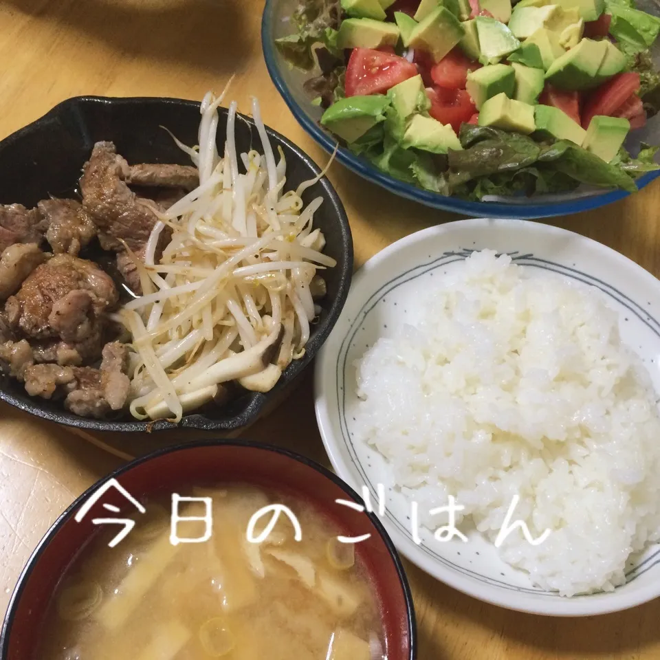 角切りステーキご飯|みぃたんさん