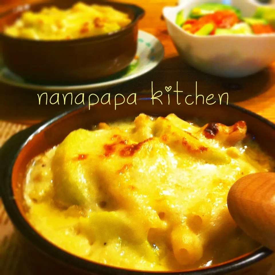 じゃがいもとチキンのグラタン♡|nanapapa kitchenさん