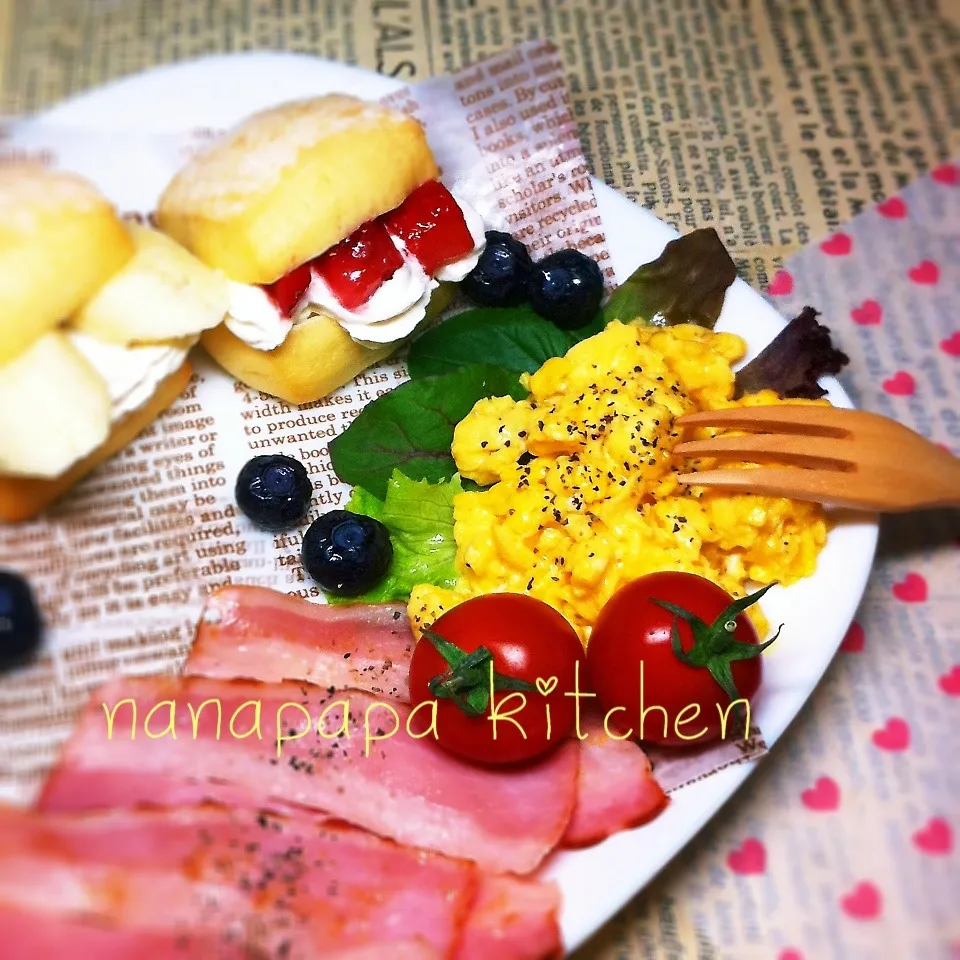 モーニングプレート♡|nanapapa kitchenさん