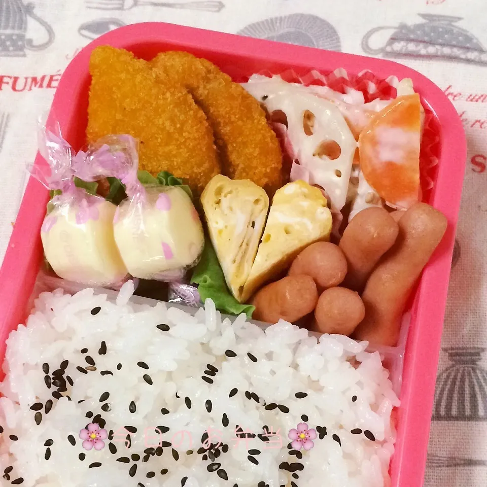 Snapdishの料理写真:娘のお弁当11月2日|みぃたんさん