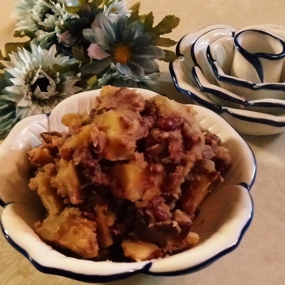 ♪さつまいもと小豆のバター いとこ煮♪|henryさん