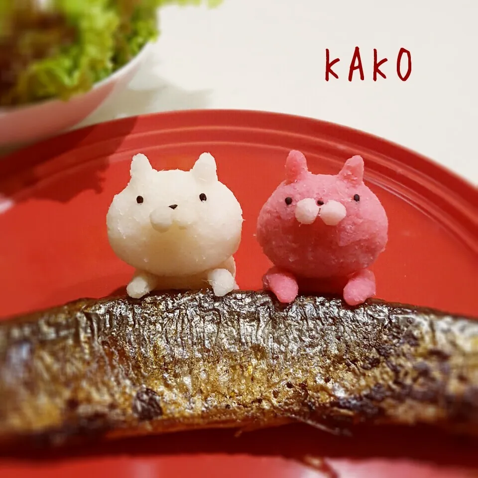 焼き魚 ＋ うさまるおろし♡|KAKOさん