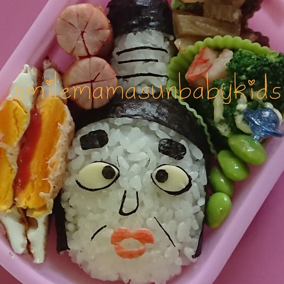 Snapdishの料理写真:バカ殿さまキャラ弁|jasmine5さん