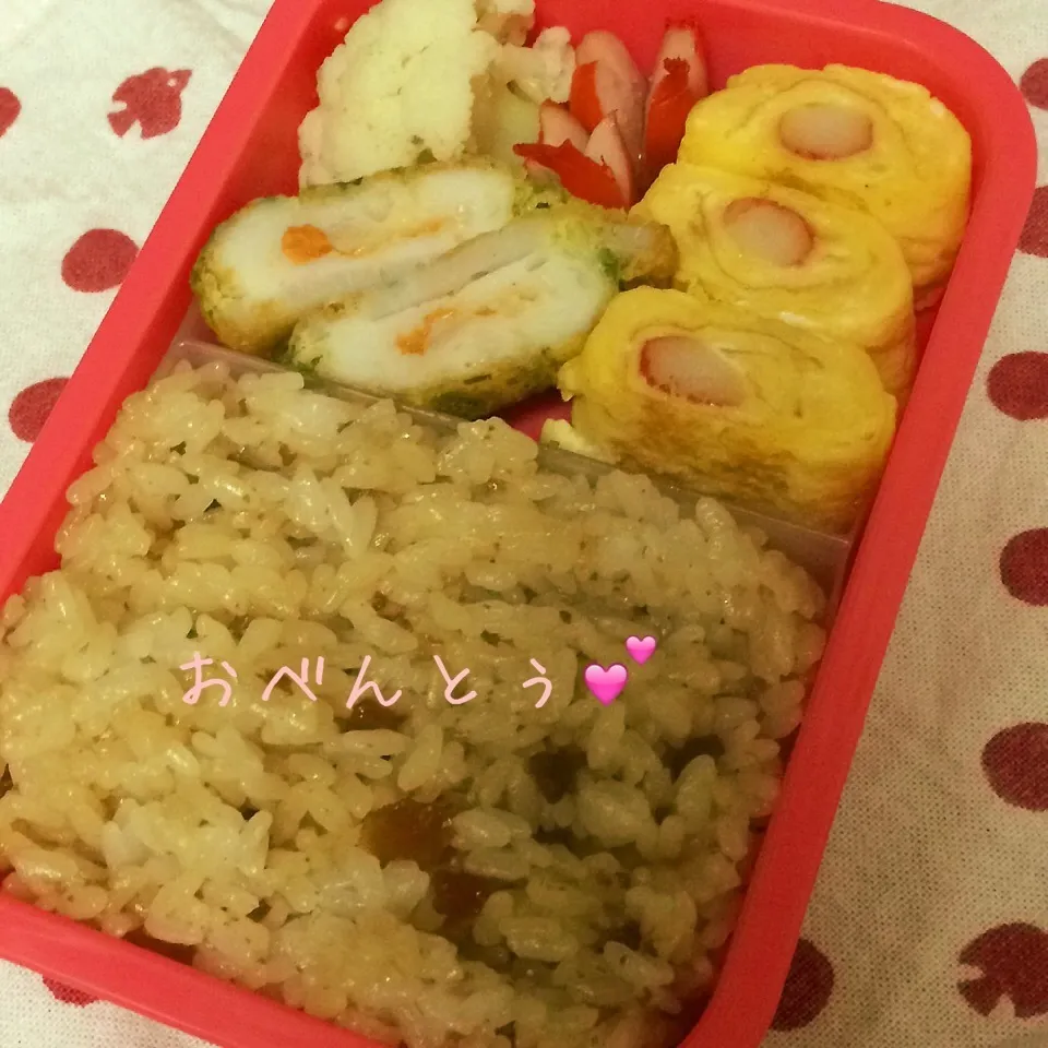 Snapdishの料理写真:娘のお弁当4月24日|みぃたんさん