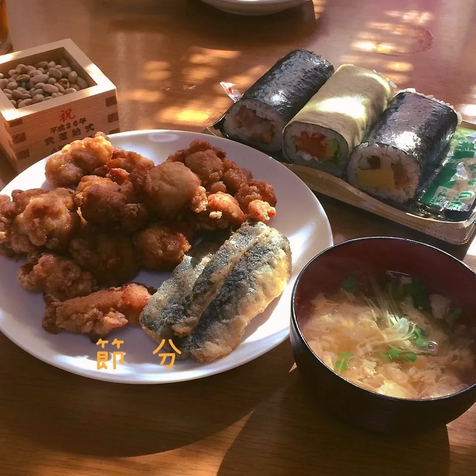 Snapdishの料理写真:2月3日節分 恵方巻き|みぃたんさん