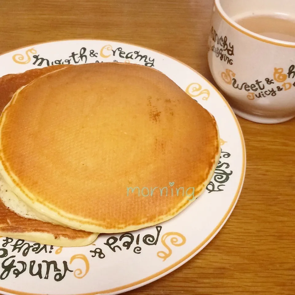 ホットケーキでモーニング|みぃたんさん