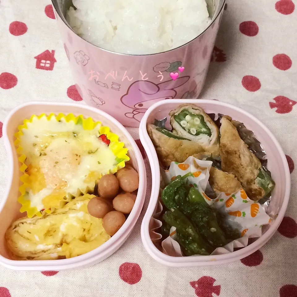 Snapdishの料理写真:娘のお弁当12月8日|みぃたんさん