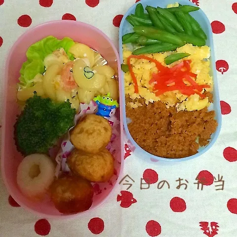 Snapdishの料理写真:娘のお弁当6月24日|みぃたんさん