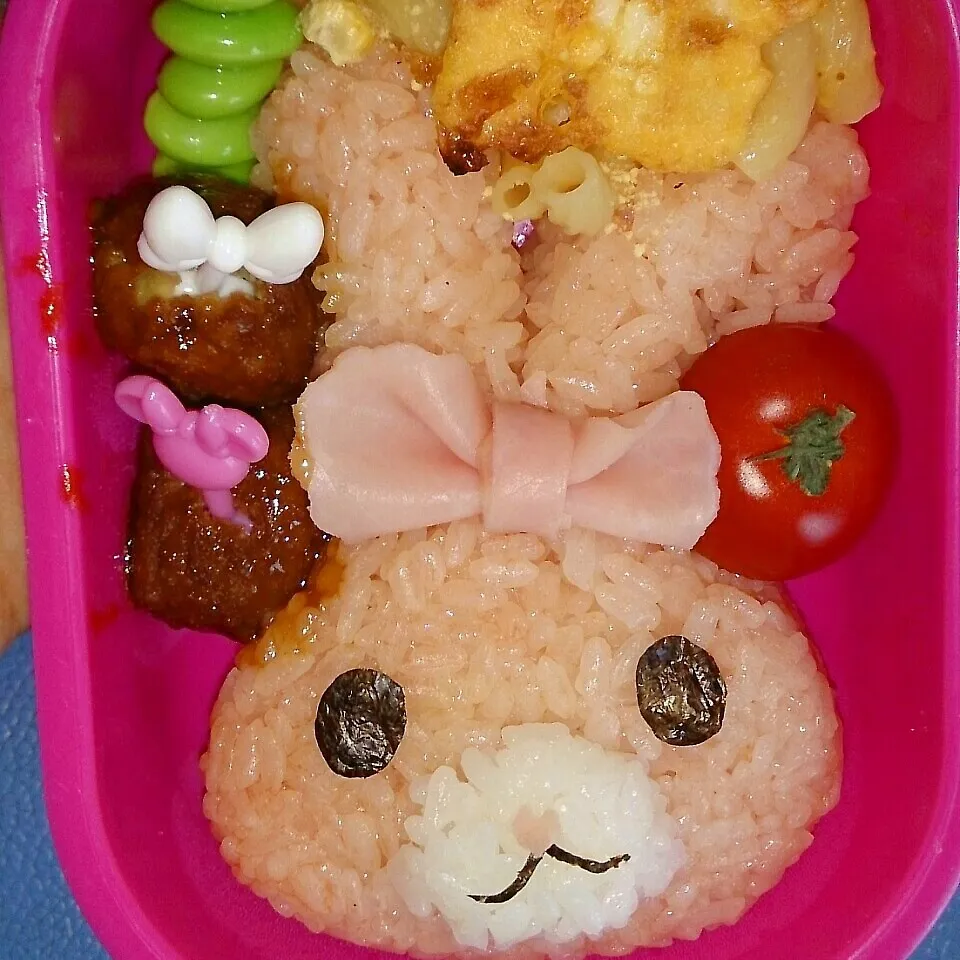 Snapdishの料理写真:ウサギぐみ弁当|jasmine5さん