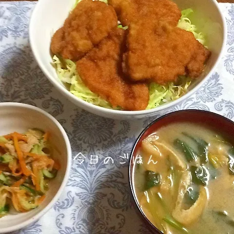 ソースかつ丼|みぃたんさん