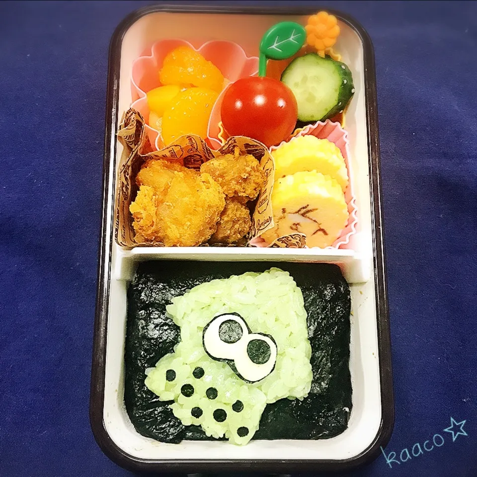 Snapdishの料理写真:スプラトゥーン海苔弁！|kaaco☆さん