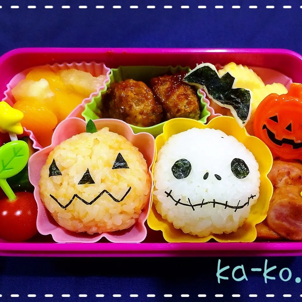 mimiさんのマネっこ！ハロウィン弁当♡|kaaco☆さん