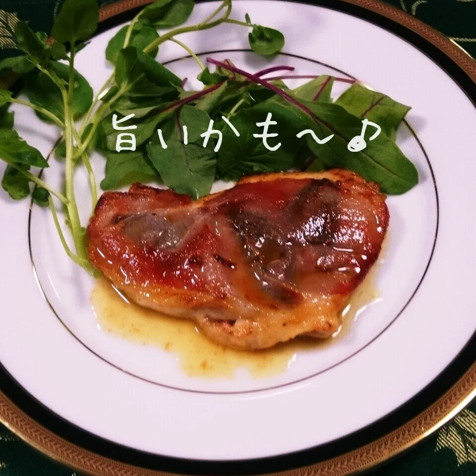 鶏むね肉のサルティンボッカ|マイケルの料理さん