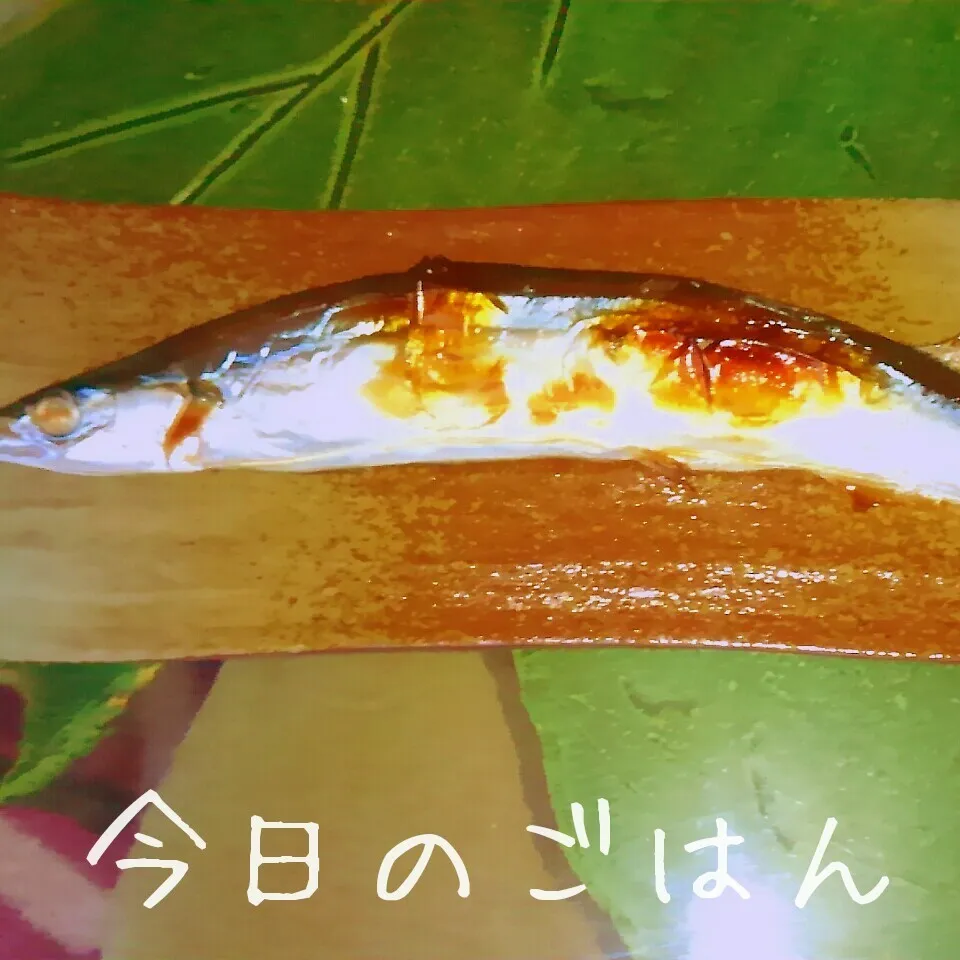 秋刀魚塩焼き|きゃずさん